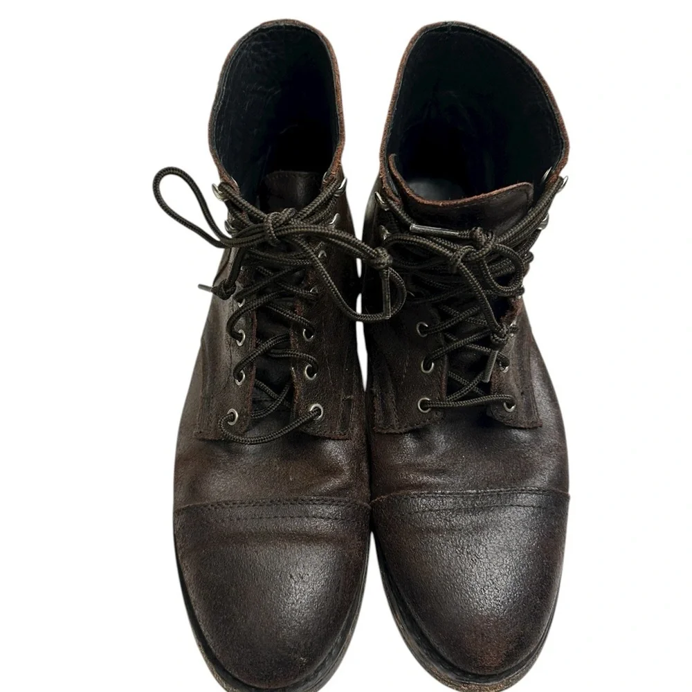 Thursday Boot Company Dark Brown Leather Boots sz 11.5 - Picture 9 of 16